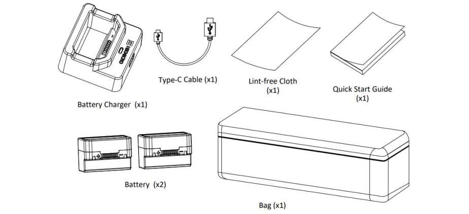 HIKMICRO Thunder TQ35 2.0 Thermal Scope In The Box