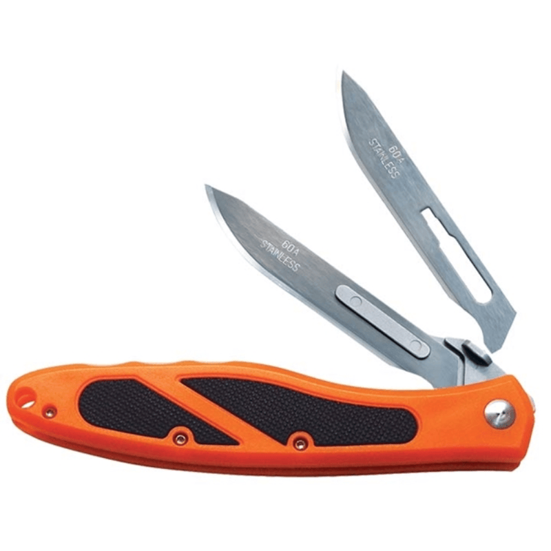 Havalon PIRANTA-EDGE Blaze Orange Knife Retracted