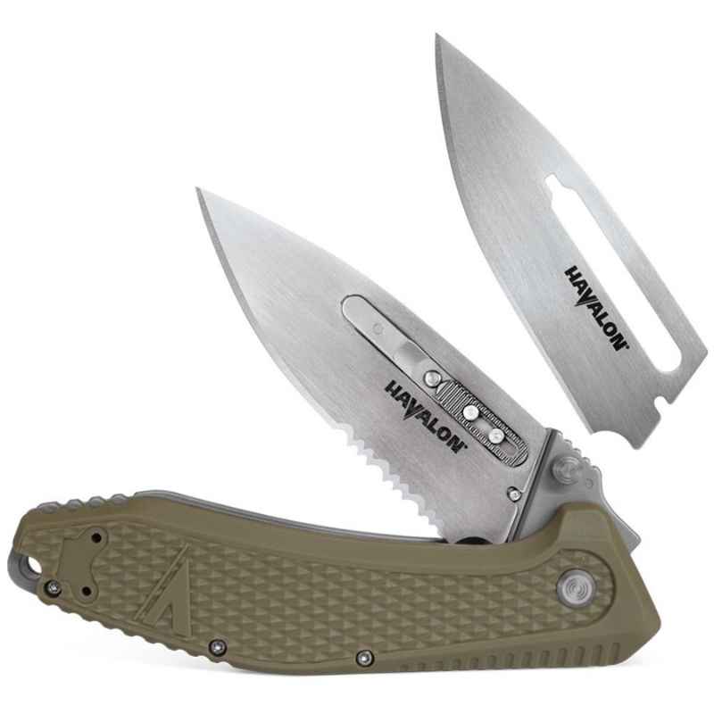 Havalon REDI, Green, boxed Folded With Replacement Blade