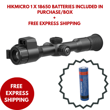 Hikmicro Alpex 4k Lite A40EL with 1 18650 battery