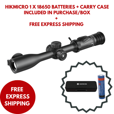 Hikmicro Alpex Pro A50P with carry case and 1 18650 battery