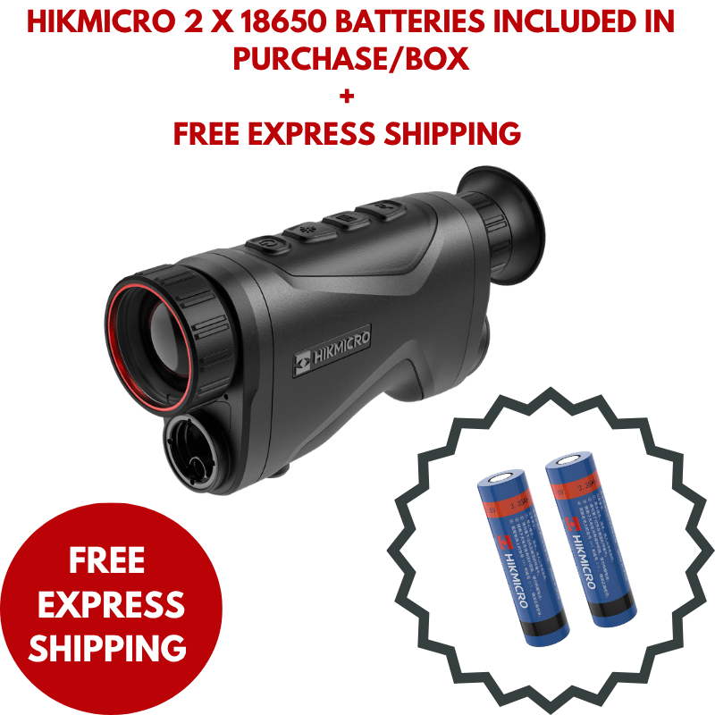 Hikmicro Condor CH35L with 2 18650 batteries