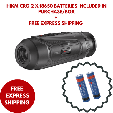 Hikmicro Lynx LE15 3.0 with 2 18650 batteries