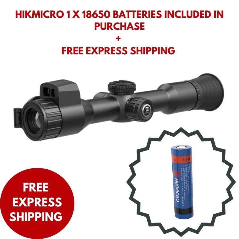 Hikmicro Alpex 4k Lite A40EL  WITH 1 x 18650 BATTERIES INCLUDED