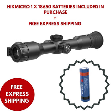 Hikmicro Alpex 4k Lite A40E WITH  1 x 18650 BATTERIES INCLUDED