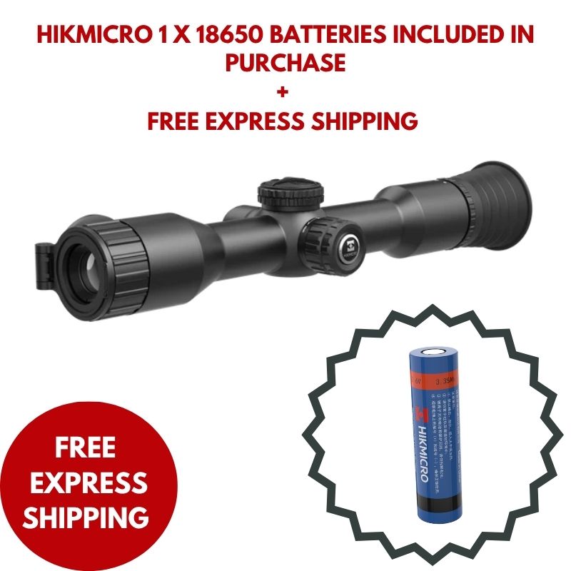 Hikmicro Alpex 4k Lite A40E WITH  1 x 18650 BATTERIES INCLUDED