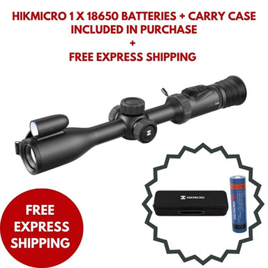 Hikmicro Alpex Pro A50PL WITH 1 x 18650 BATTERIES + Carry Case INCLUDED