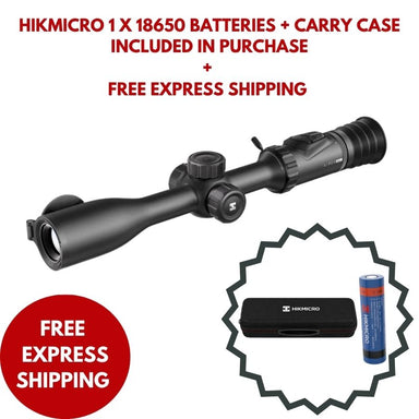 Hikmicro Alpex Pro A50P WITH  1 x 18650 BATTERIES + Carry Case INCLUDED