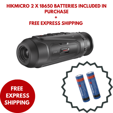 Hikmicro Lynx LE15 3.0 with 2 x 18650 BATTERIES