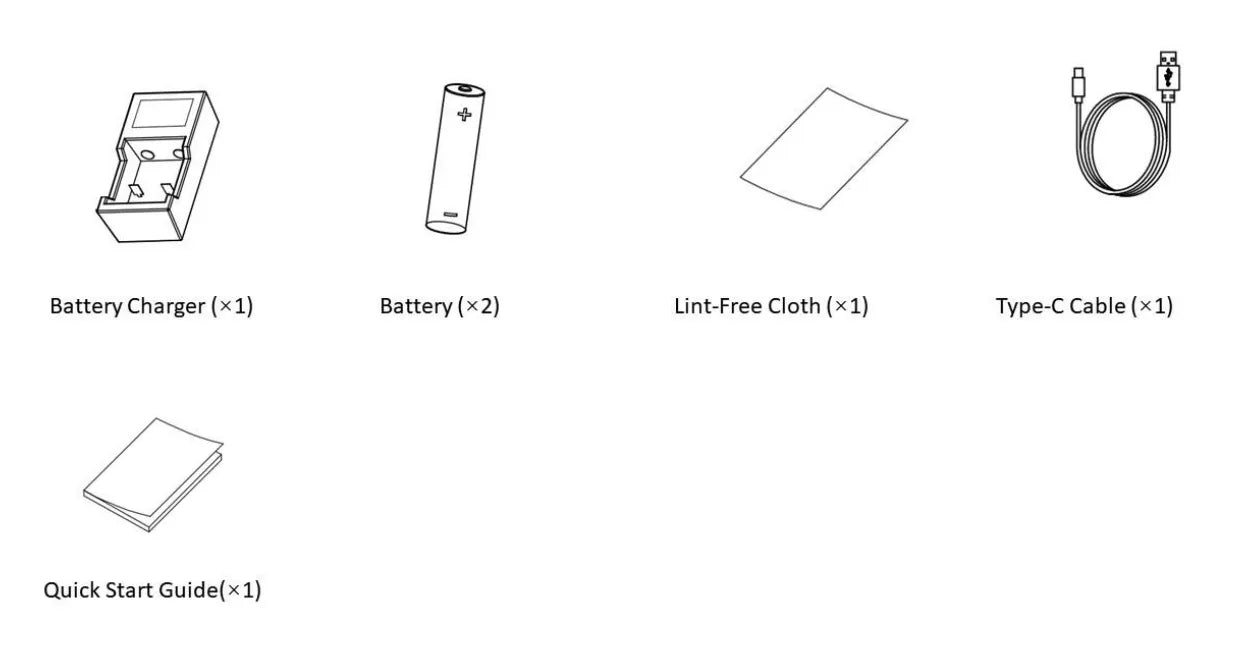 Hikmicro Lynx LQ35 3.0 Thermal Monocular In The Box