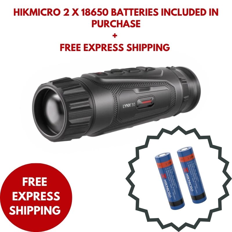 Hikmicro Lynx LQ35 3.0_ with 2 x 18650 BATTERIES