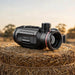 Hikmicro Thunder TQ35C 3.0 Thermal Clip On on top of a Hay Bale