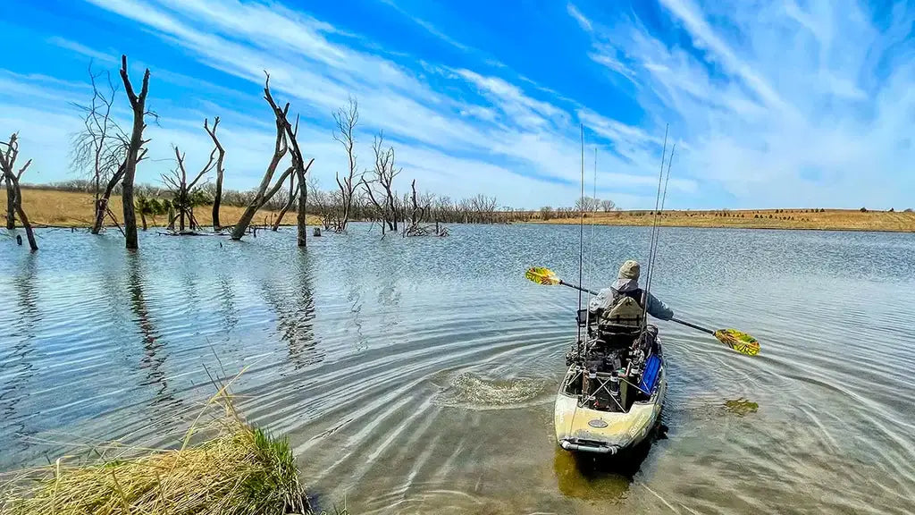 Best kayak for fishing paddling on the water