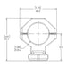 Magne-Tech Ring Mount 1" Tube