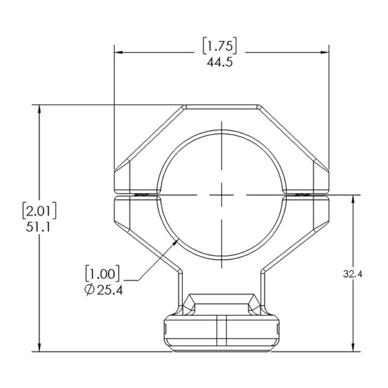 Magne-Tech Ring Mount 1" Tube
