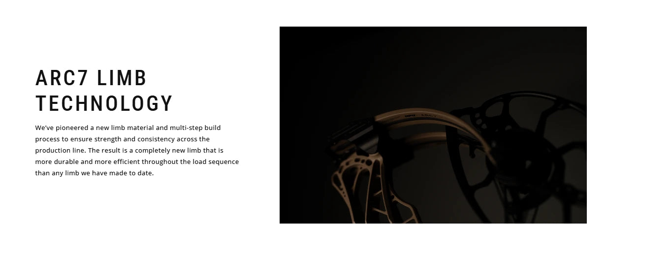 Mathews Lift X 29.5 Compound Bow Arc7 Limb Technology