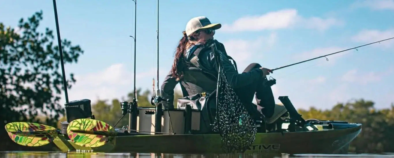 Best fishing kayaks - Native Kayaks Woman Fishing 