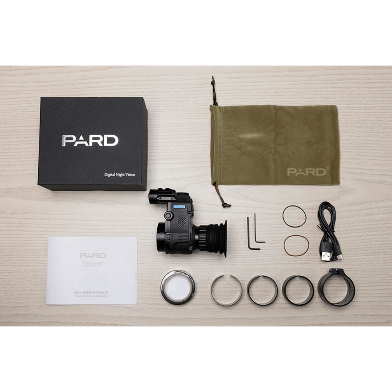 PARD NV007SP-LRF (850nm) Digital Night Vision Clip-on Attachment Whats in the box