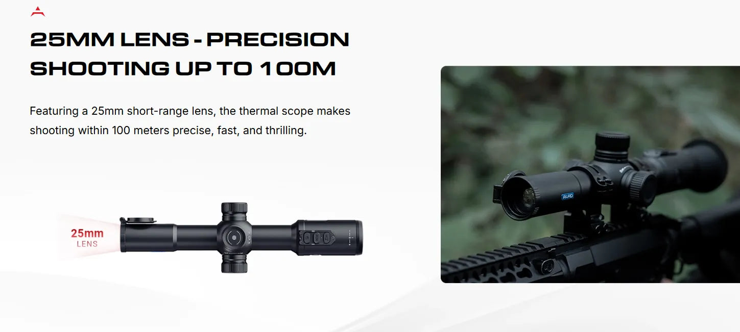 PARD Pantera 256 Mini 25mm Thermal Scope Lens