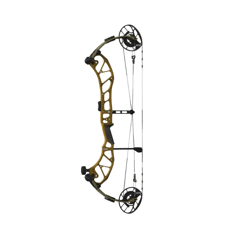 PSE Decree EC2 Compound Bow - Brown Riser Green Limbs / Left Hand / 50-60lbs - Compound Bow