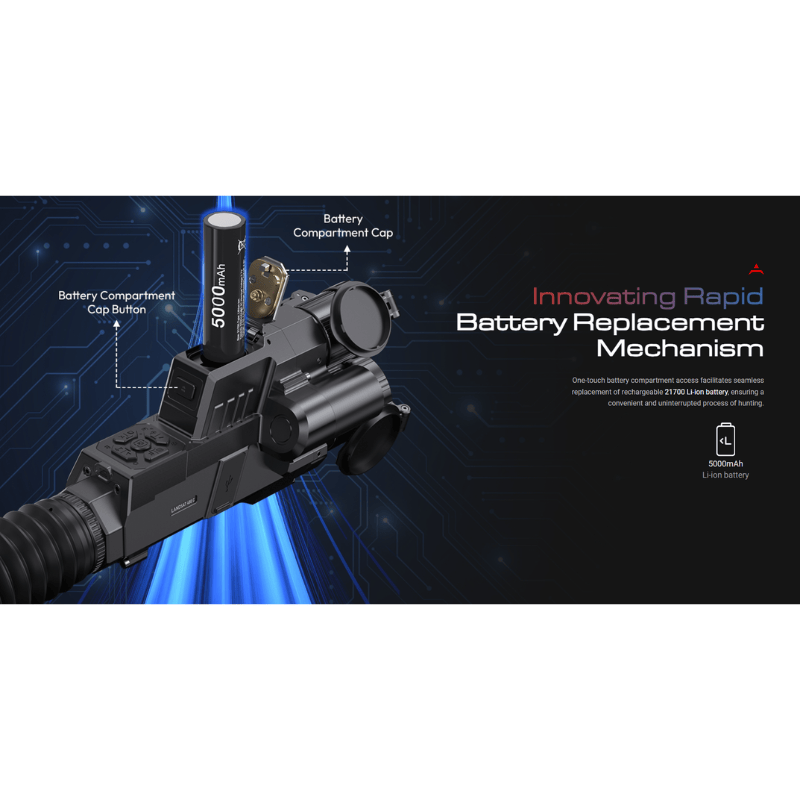 Pard Landsat 480 C (3570mm - 940nm with LRF) Multi-spectral Riflescope - demo 8