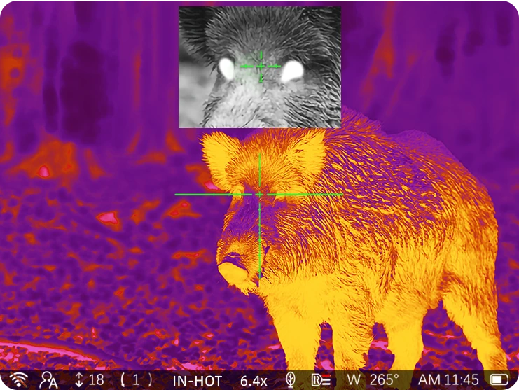 Pard Landsat 256 Mini (19/30mm with LRF) Multi-spectral Riflescope Feature  1