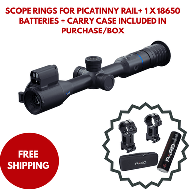 Pard Night Stalker 4k eX With Scope Rings for Picatinny Rail+ 1 x 18650 Batteries + Carry Case