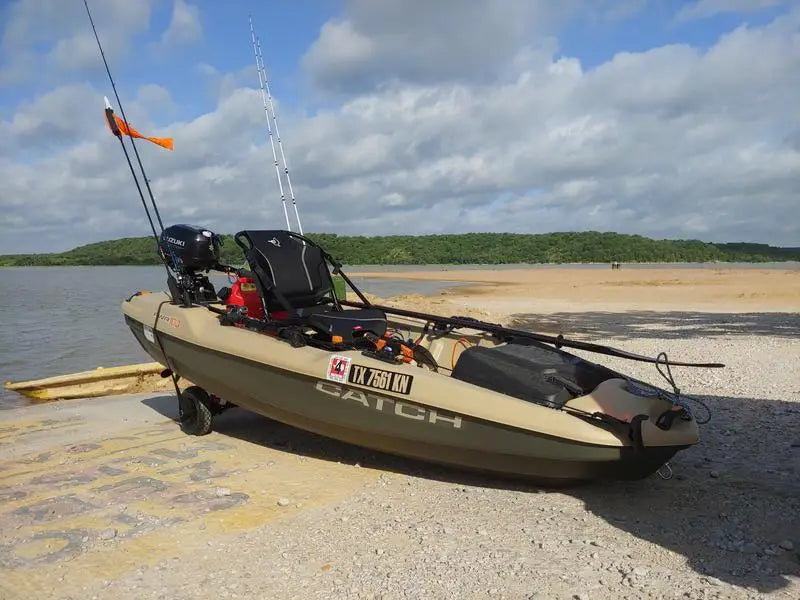 Pelican Catch PWR Fishing Kayak at Launch Point