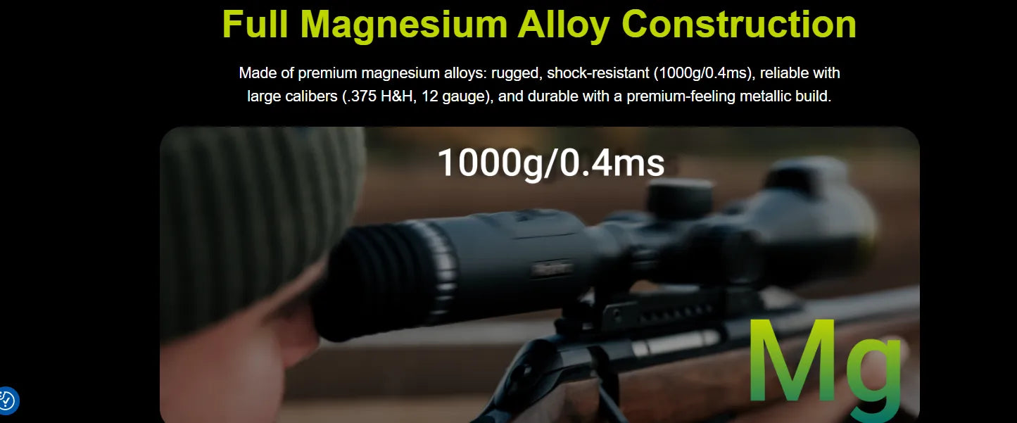 Pixfra CETUS C225 Thermal Scope Magnesium Alloy Construction