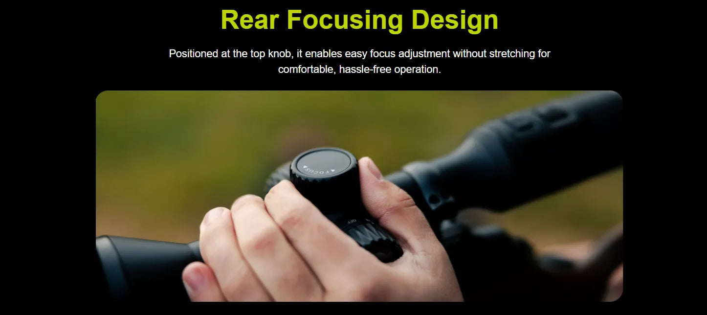 Pixfra CETUS C225 Thermal Scope Rear Focusing Design