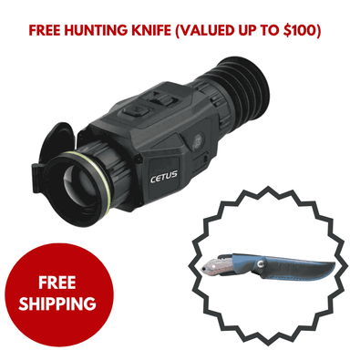 Pixfra CETUS C635 Thermal Scope With Free Hunting Knife