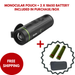 Pixfra Mile 3 M335 Thermal Monocular With Free  Monocular Pouch + 2 x 18650 Battery 
