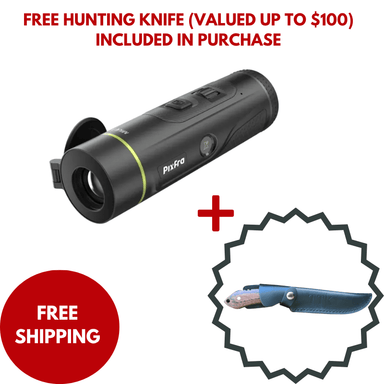Pixfra Mile 3 M625 Thermal Monocular With Free Hunting Knife
