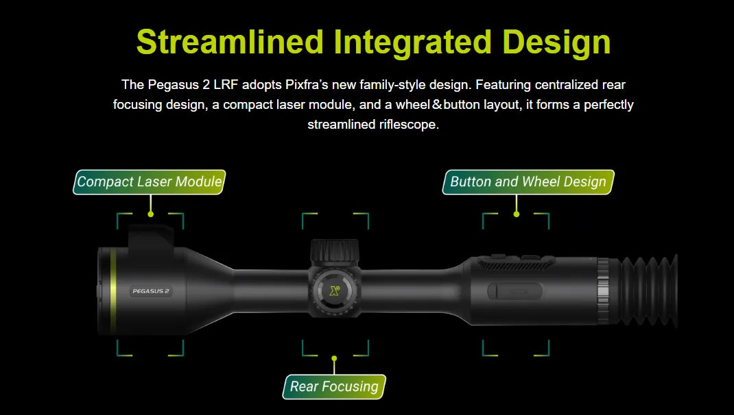 Pixfra PEGASUS 2 P335LRF Thermal Scope Feature 2