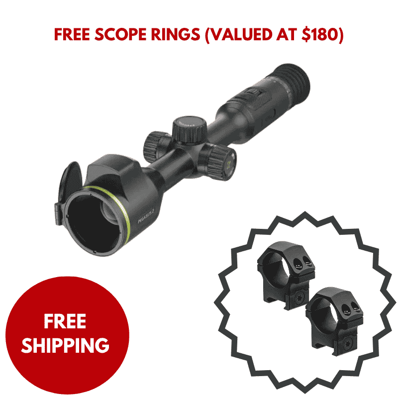 Pixfra PEGASUS 2 P335LRF Thermal Scope Wth Free Scope Rings