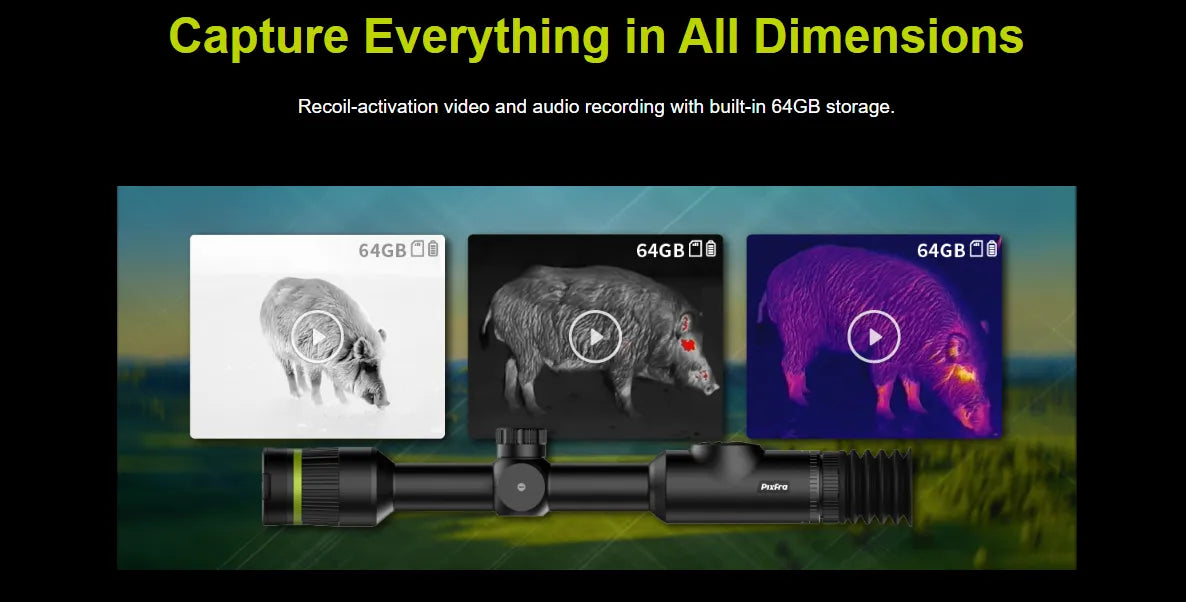 Pixfra PEGASUS 2 P635LRF Thermal Scope Feature 2