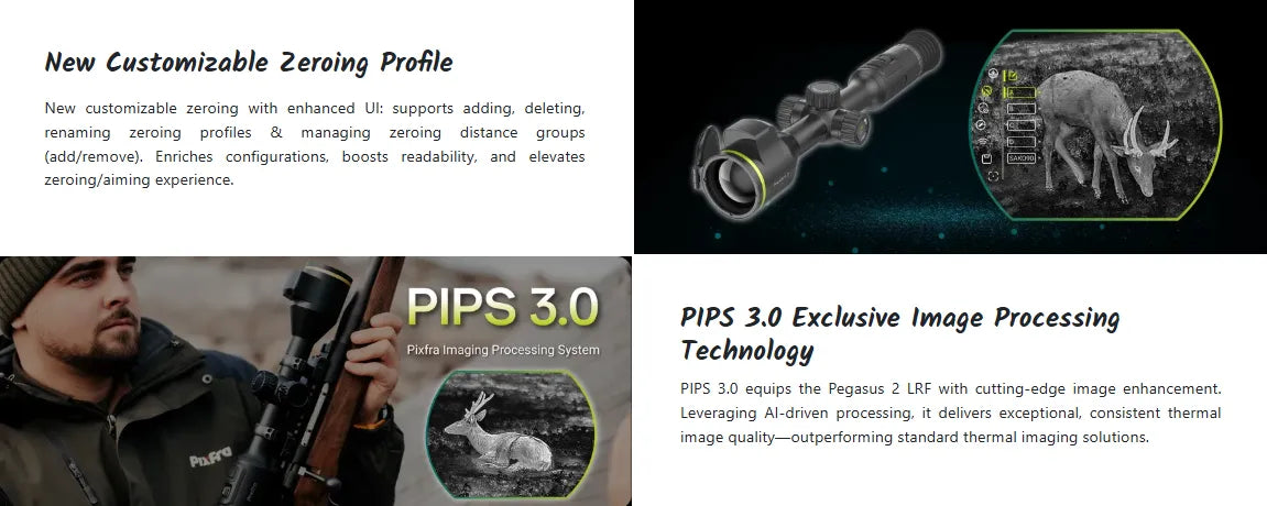 Pixfra PEGASUS 2 P650 LRF Thermal Scope Faeture 4