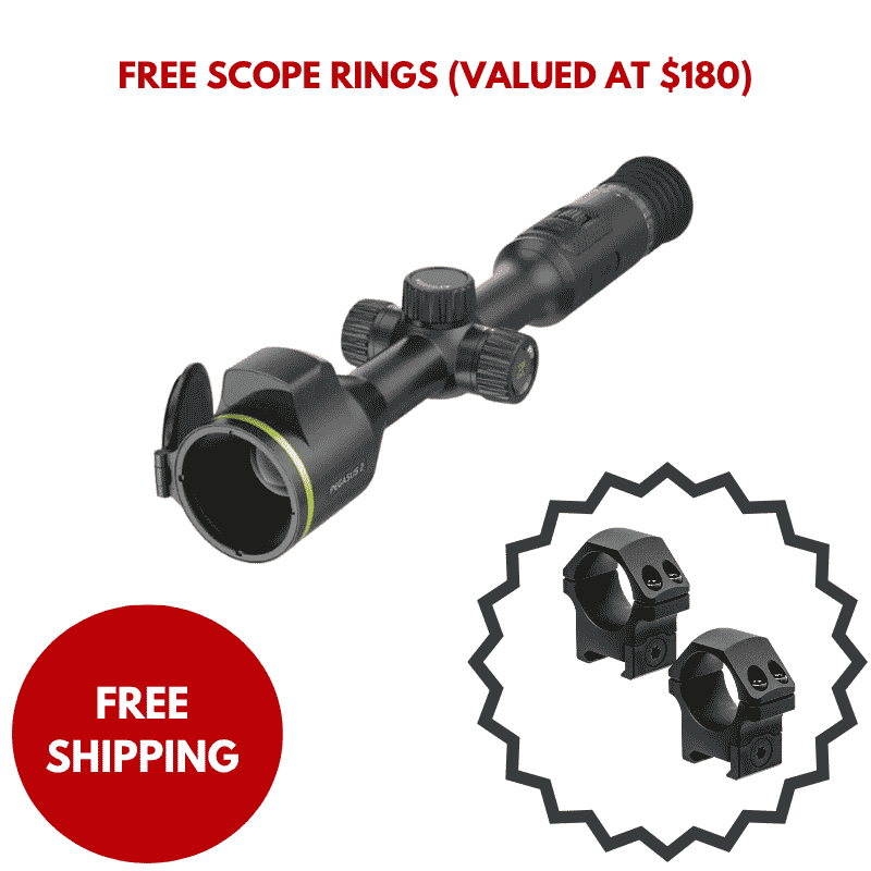 Pixfra PEGASUS 2 P650 LRF Thermal Scope With Free Scope Ring