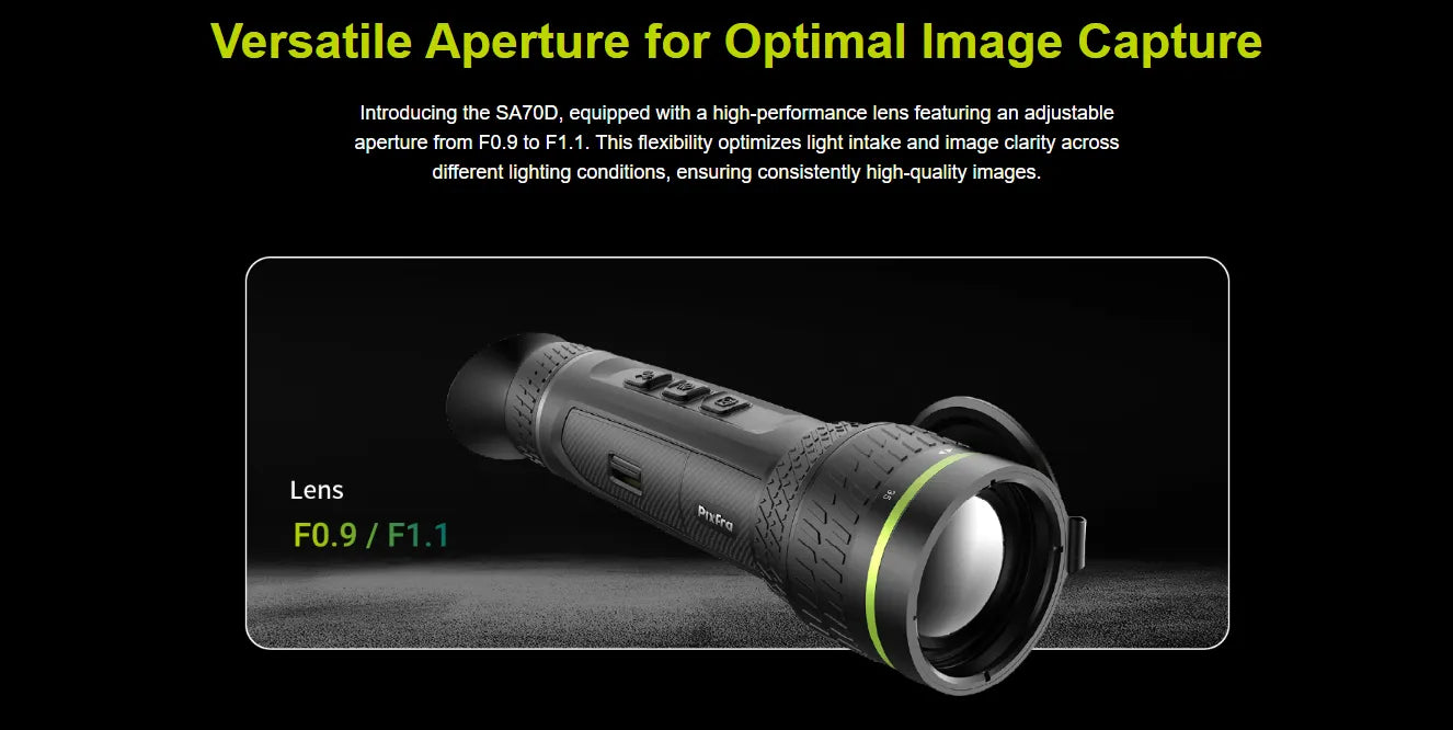 Pixfra SIRIUS HD SA50 Thermal Monocular Aperture