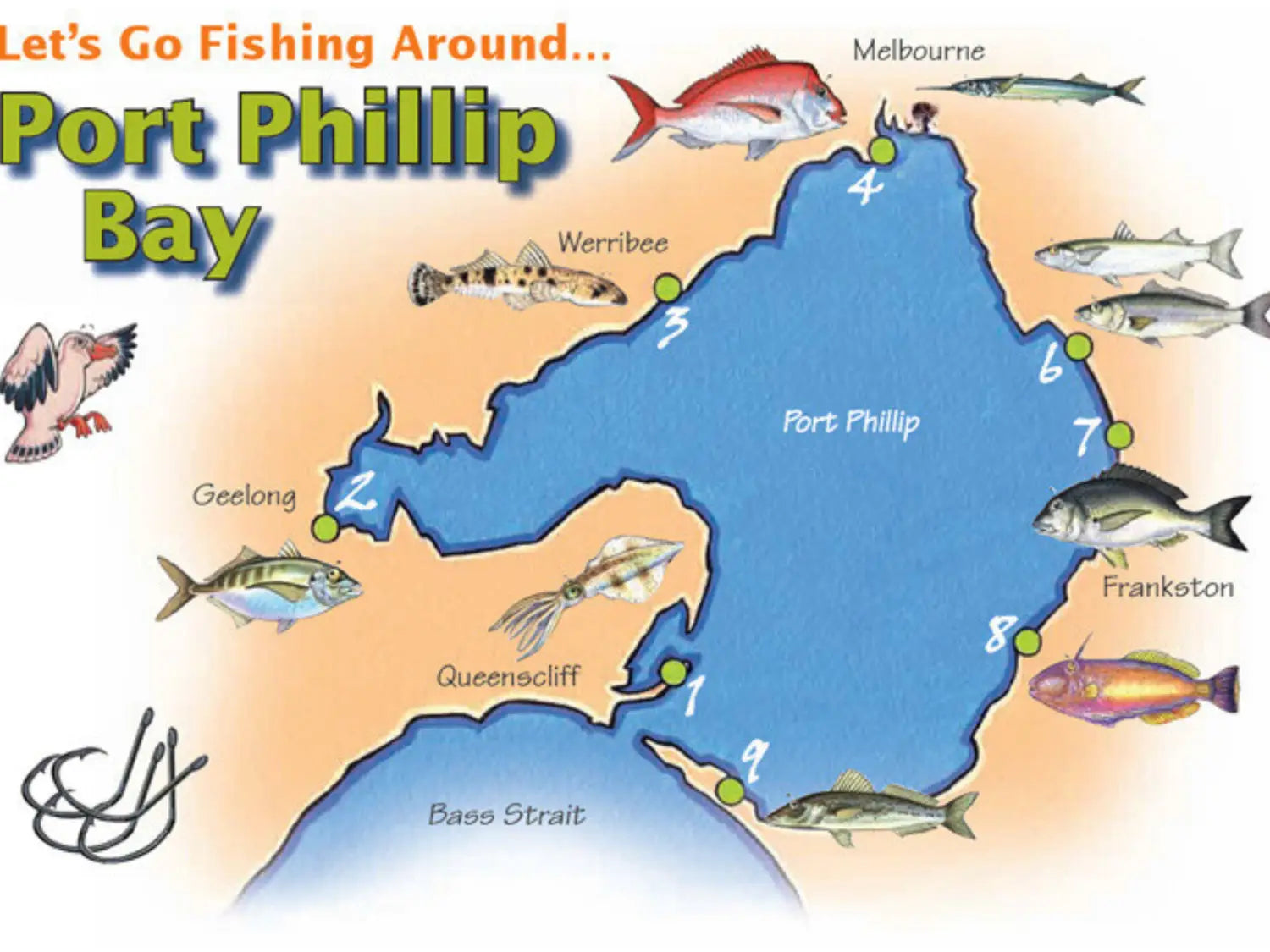 Port Phillip Bay Map