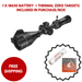 RIX Leap L12R Thermal Scope With 1 x 18650 battery + Thermal Zero Targets