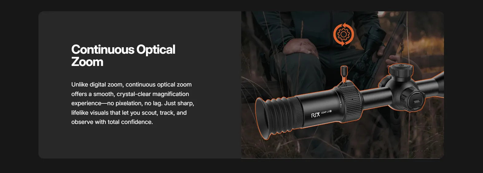 RIX Leap L3R Thermal Scope Optical Zoom
