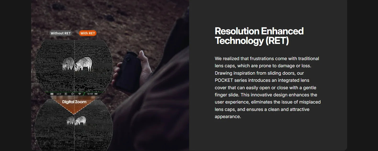 RIX POCKET K2 Thermal Monocular RET