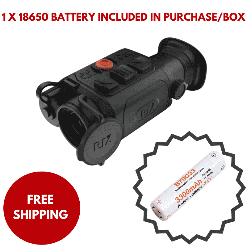 RIX STRIDE ST3 Lite Thermal Monocular With 1 x 18650 battery In The Box
