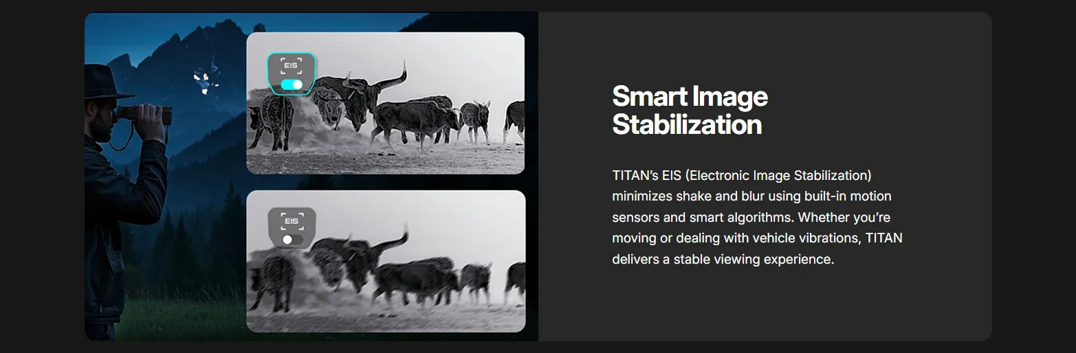 RIX TITAN T6 Thermal Monocular Image Stabilization