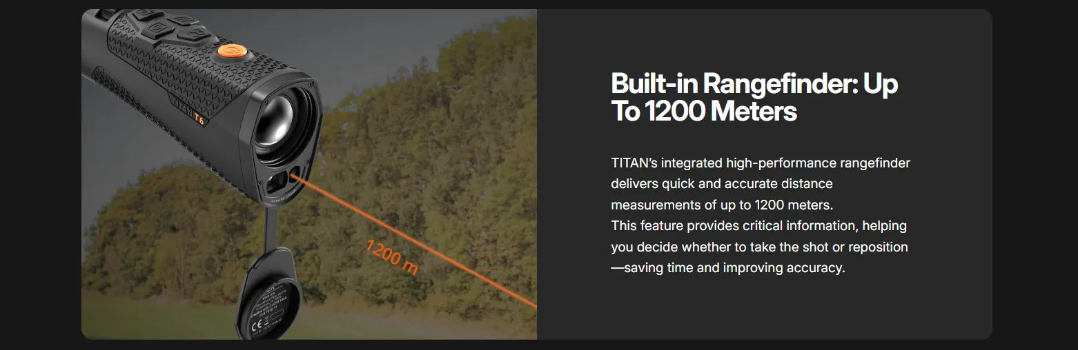 RIX TITAN T6 Thermal Monocular Rangefinder