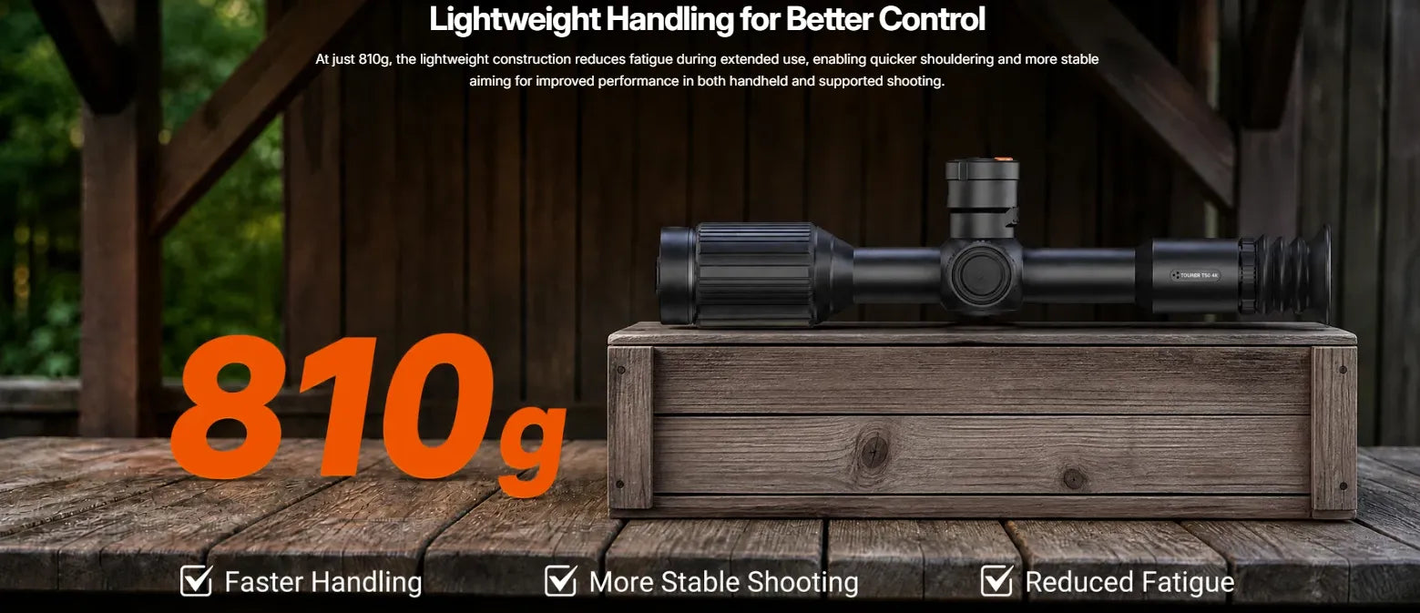 RIX Tourer T50 4K LRF Digital Night Vision Scope Better Control