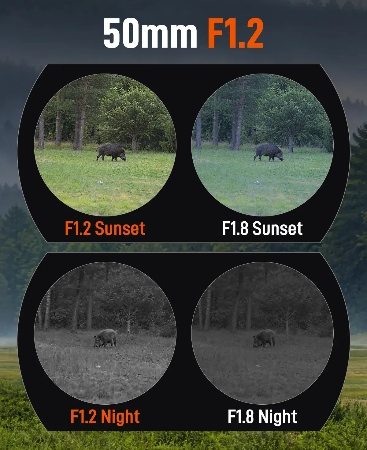 RIX Tourer T50 4K LRF Digital Night Vision Scope Feature 3