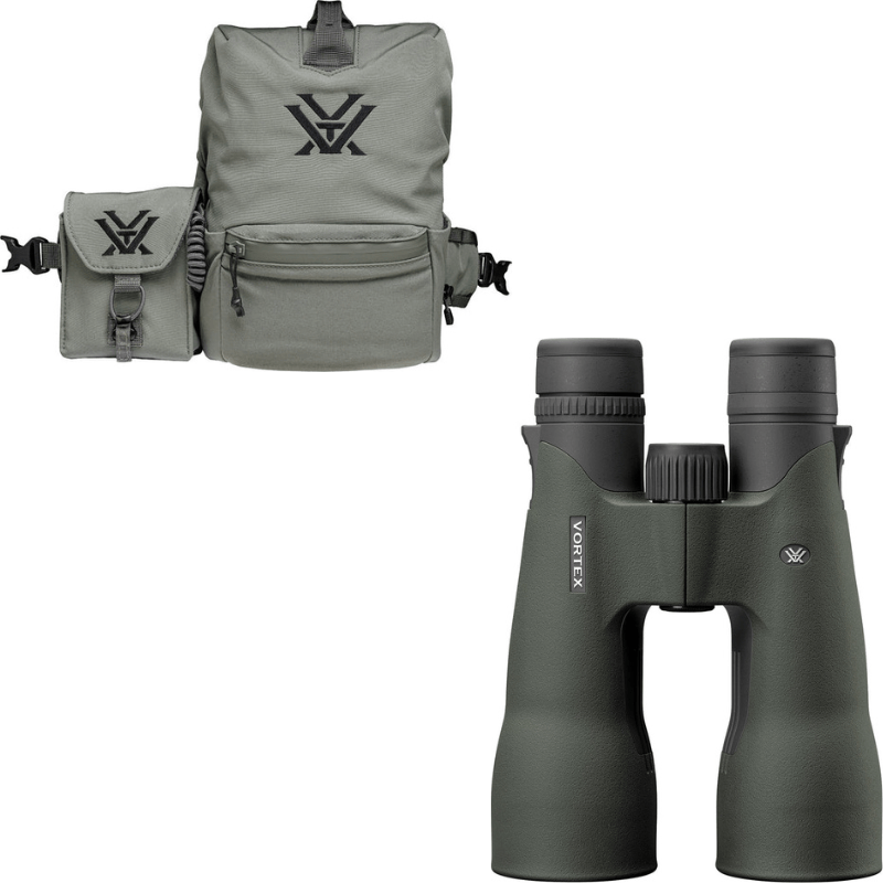 Razor UHD 18x56 Binocular with Chest Harness and Pouch