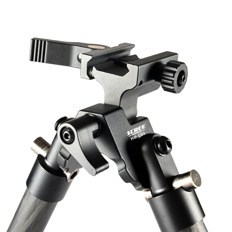Scree Runner HO-BPC01 Carbon Fibre Bipod Head Closeup